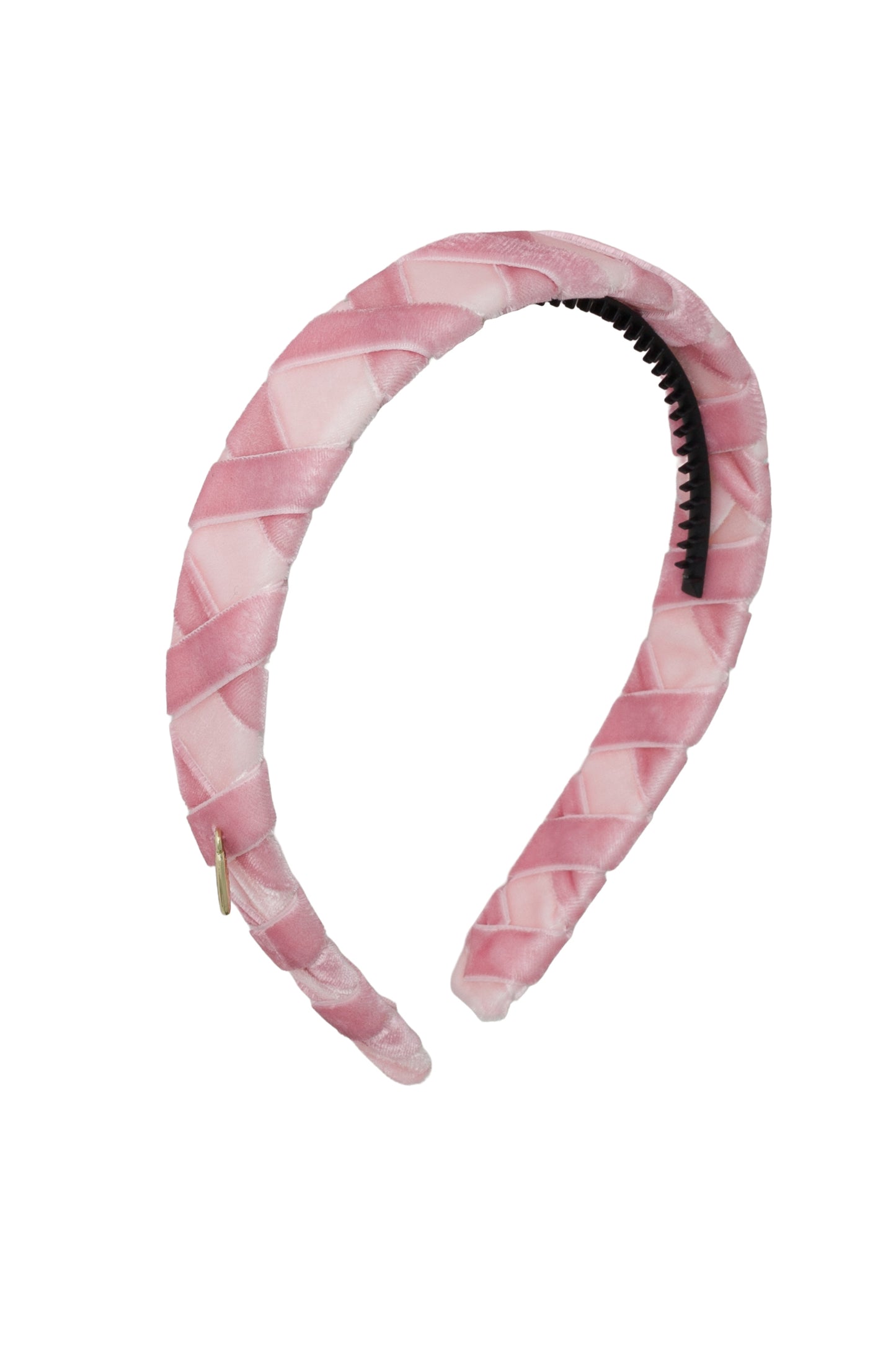 Ballet Slippers Velvet Headband - Baby Pink/Dusty Rose