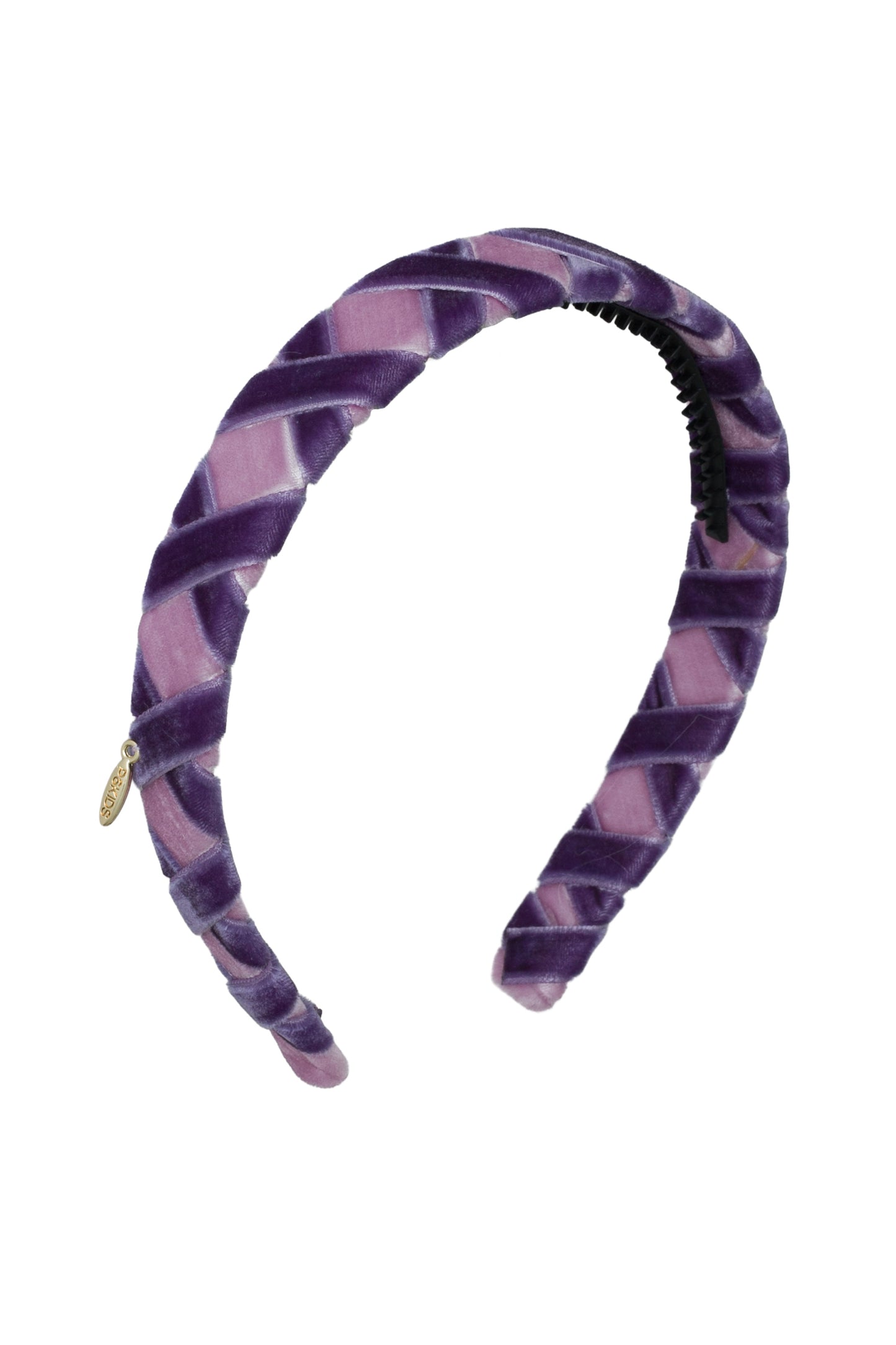 Ballet Slippers Velvet Headband - Lilac/Dark Purple