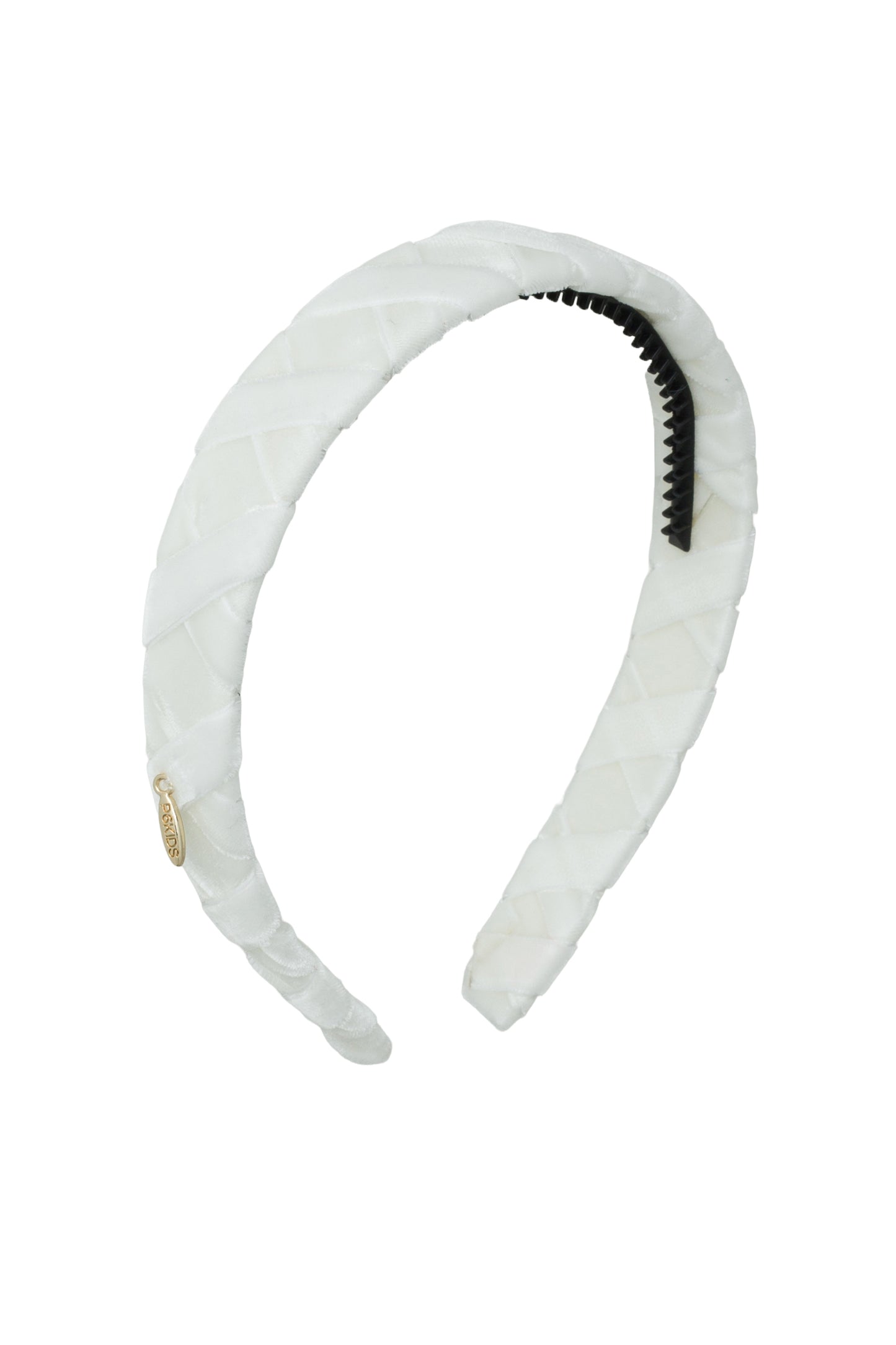 Ballet Slippers Velvet Headband - White