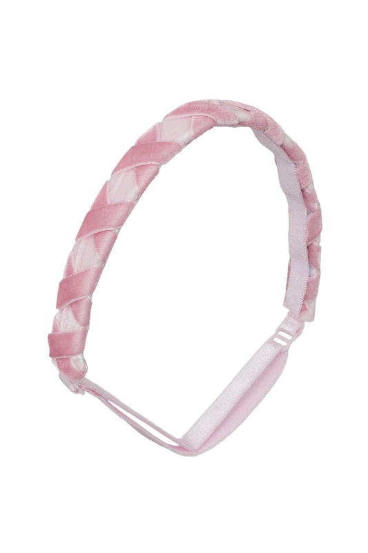 Ballet Slippers Velvet Wrap - Baby Pink/Dusty Rose