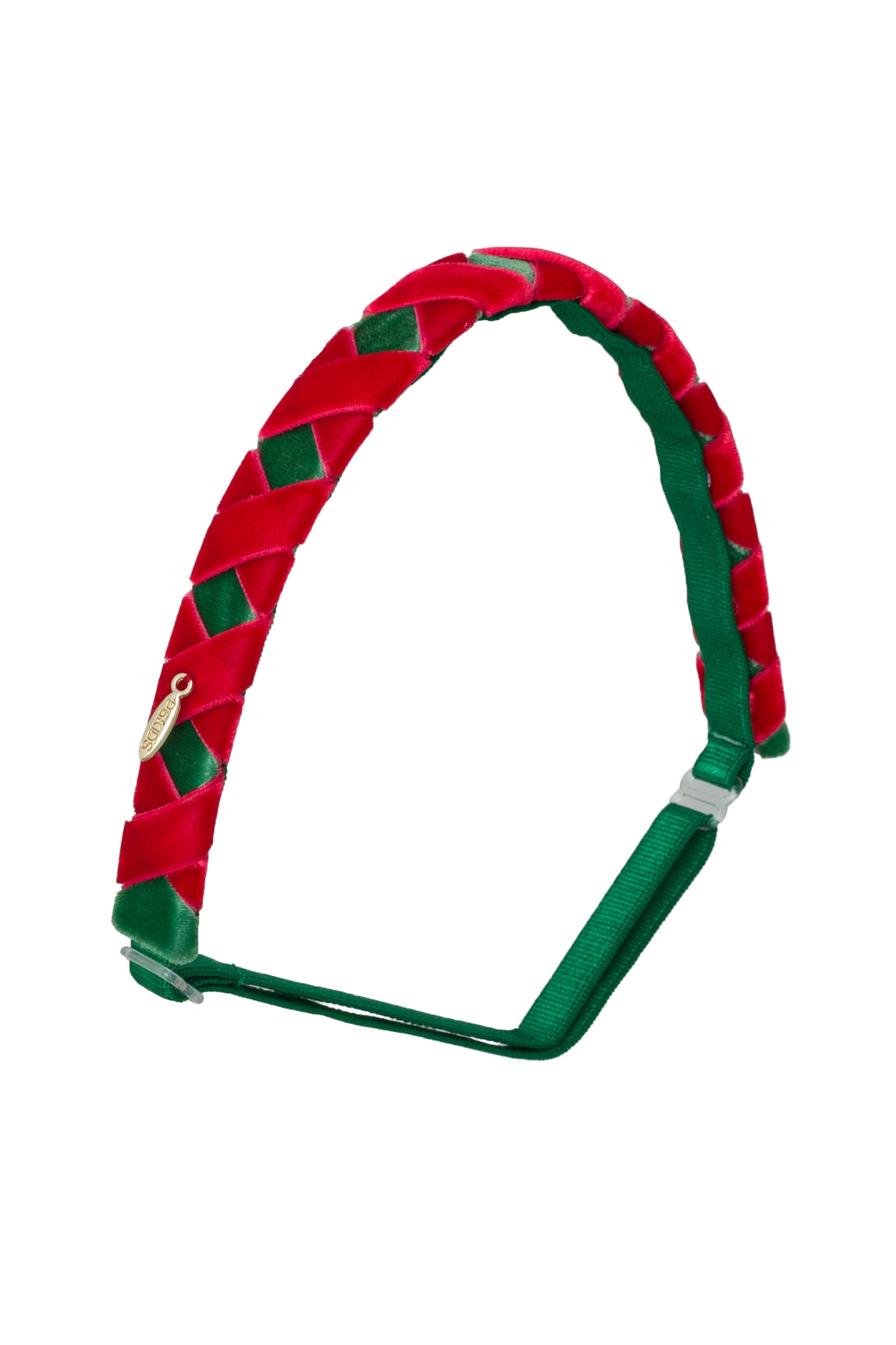 Ballet Slippers Velvet Wrap - Emerald Green/Red