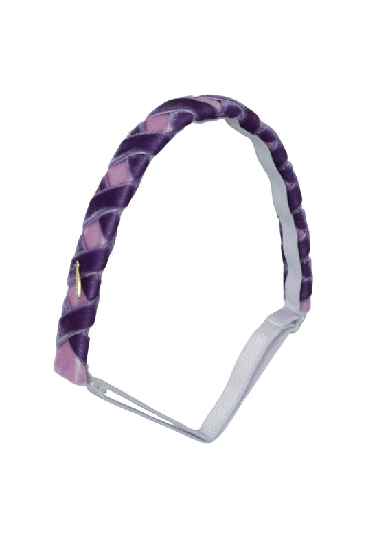Ballet Slippers Velvet Wrap - Lilac/Dark Purple
