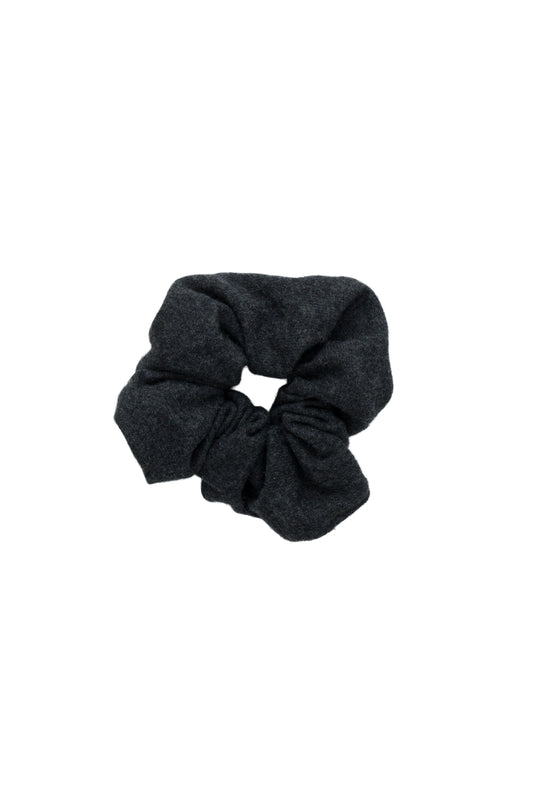 Barre Wool Scrunchie - Charcoal