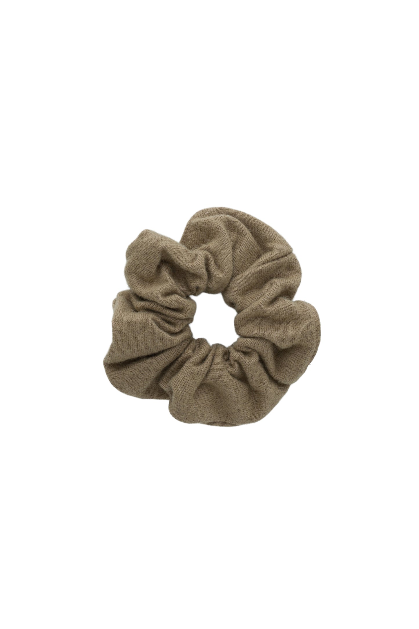 Barre Wool Scrunchie - Khaki