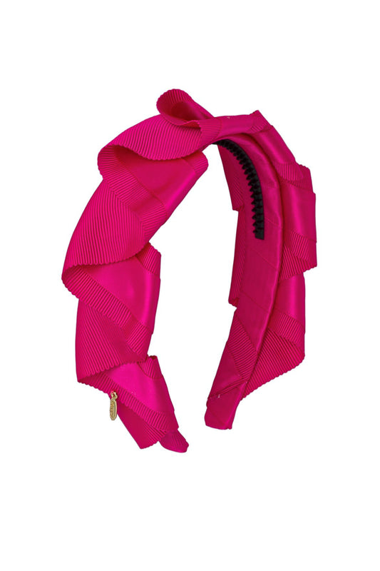 Cascading Duo Headband - Hot Pink