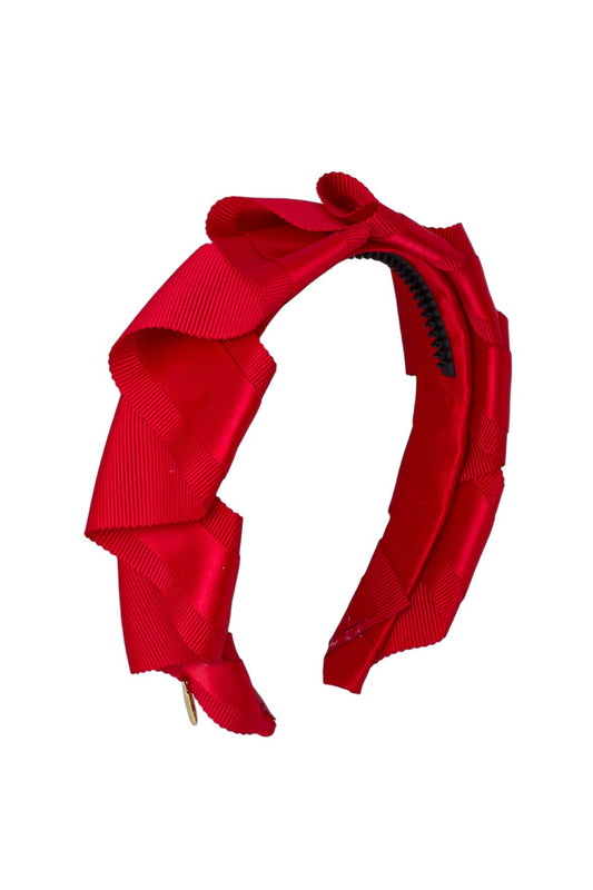 Cascading Duo Headband - Red