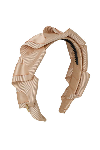 Cascading Duo Headband - Tan