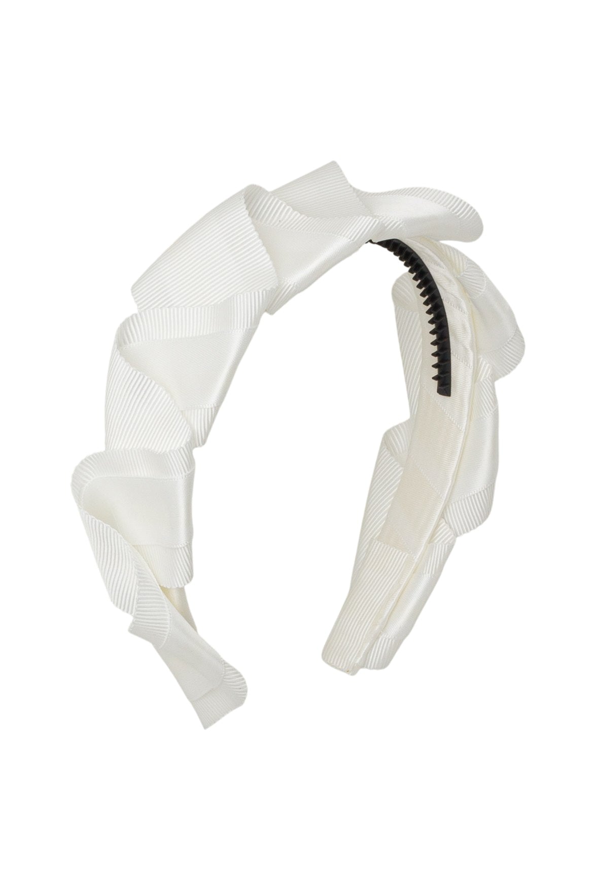 Cascading Duo Headband - White
