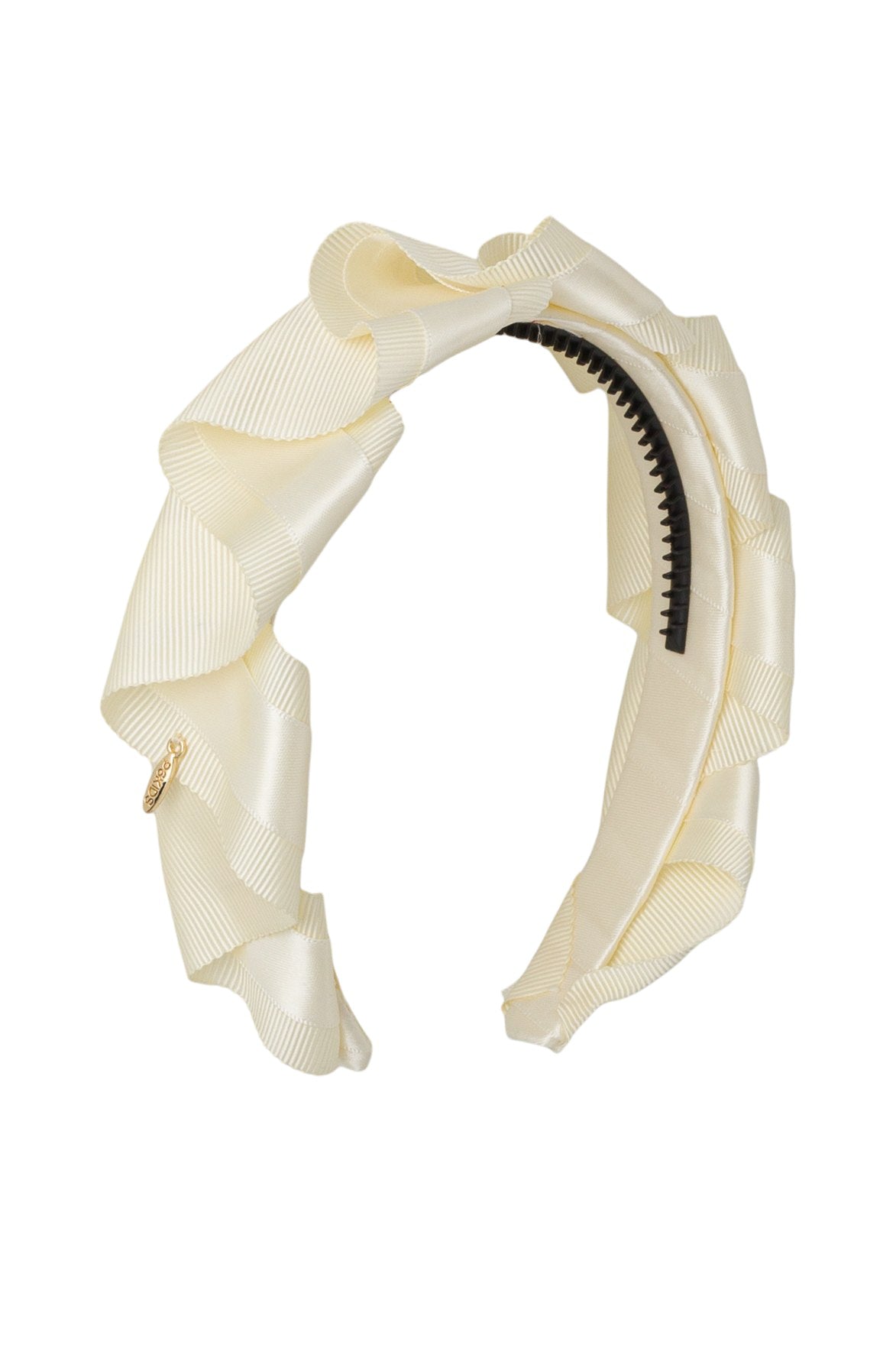 Cascading Duo Headband - Ivory