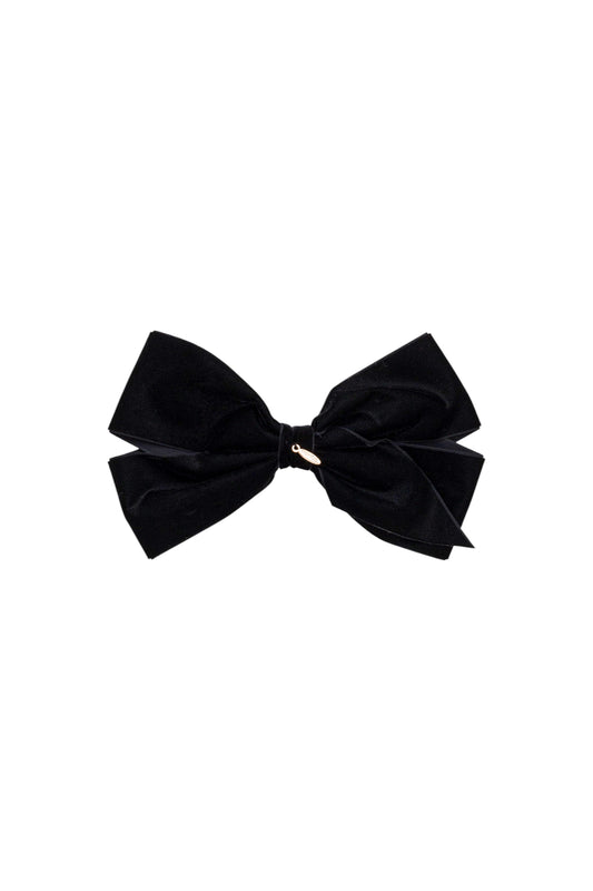 Dahlia Velvet Clip - Black