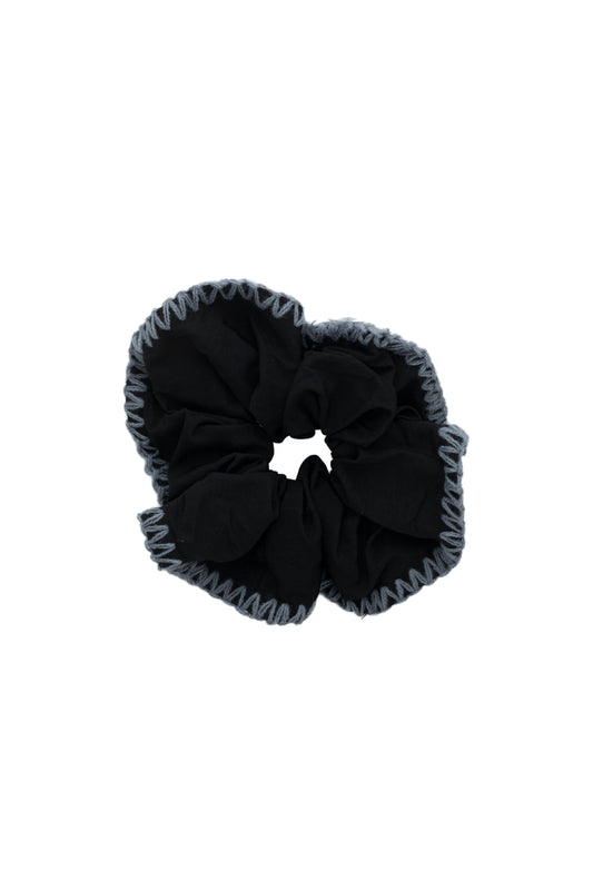 Dancer's Round Scrunchie - Black