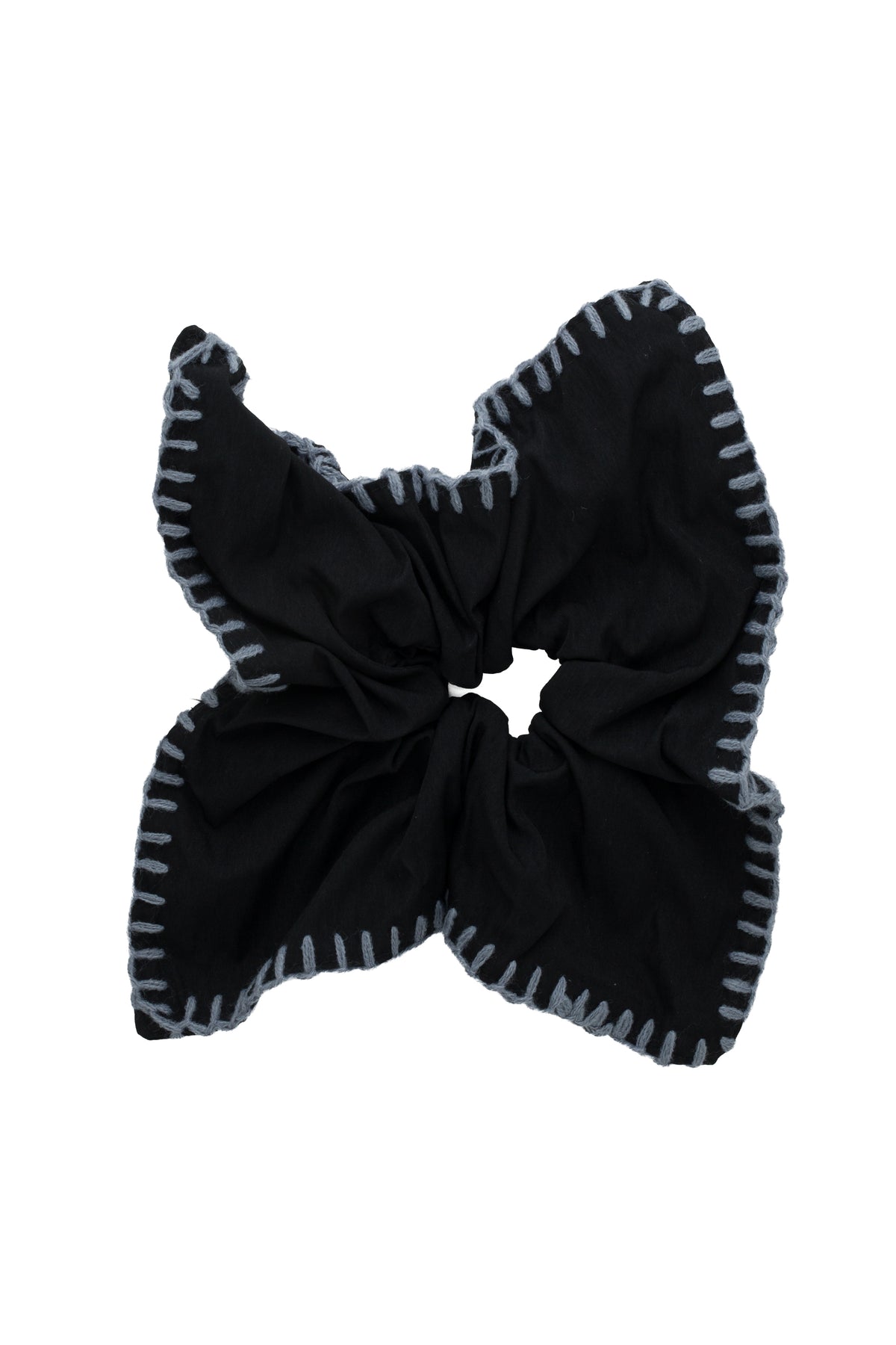 Dancer's Square Scrunchie - Black