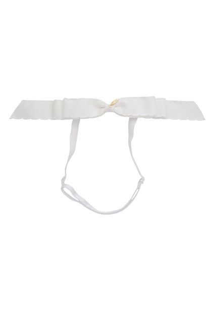 Doubled Matilda Moonstitch Wrap - White