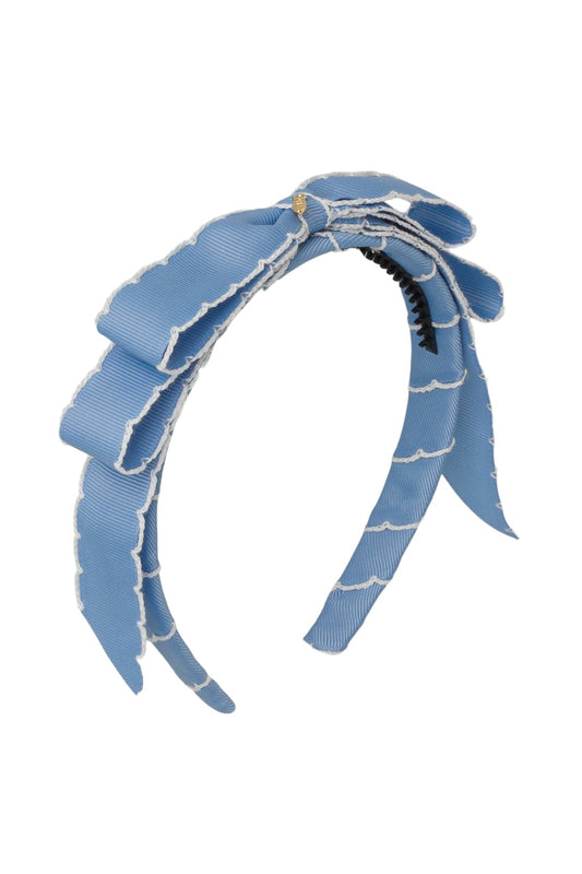 Doubled Matilda Moonstitch Headband - French Blue