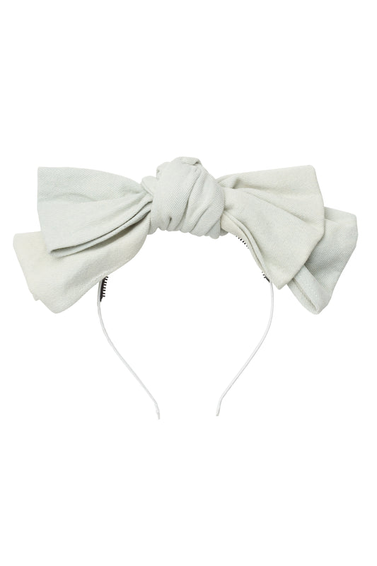 Floppy Denim Headband - Light Blue Denim