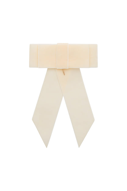 The Gala Bow Clip - Ivory