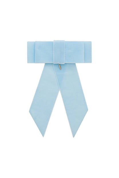 The Gala Bow Clip - Baby Blue