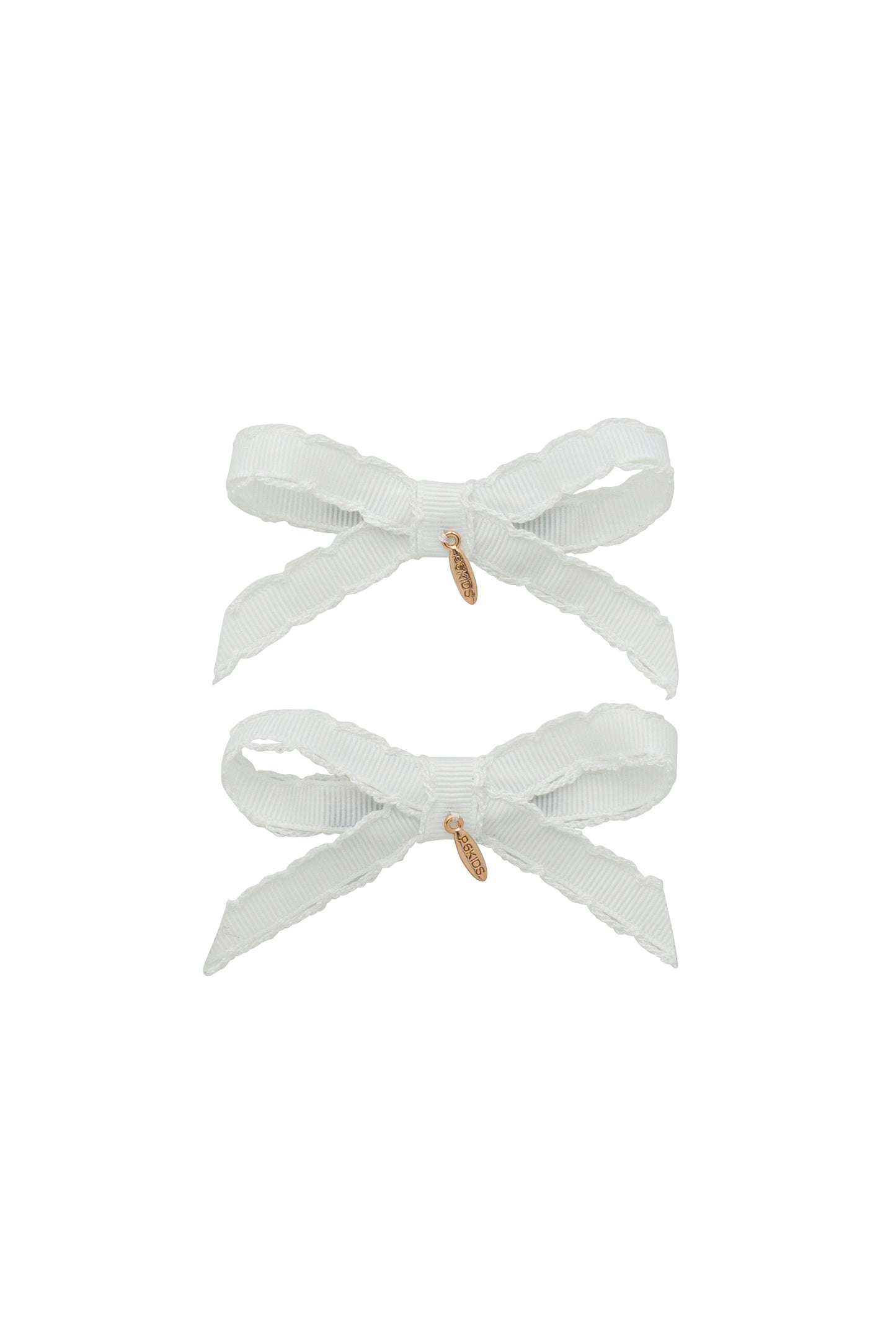 Gerber Moonstitch Clip Set of 2 - White