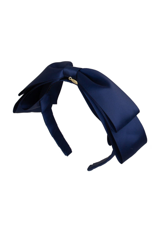 Heather Satin - Navy