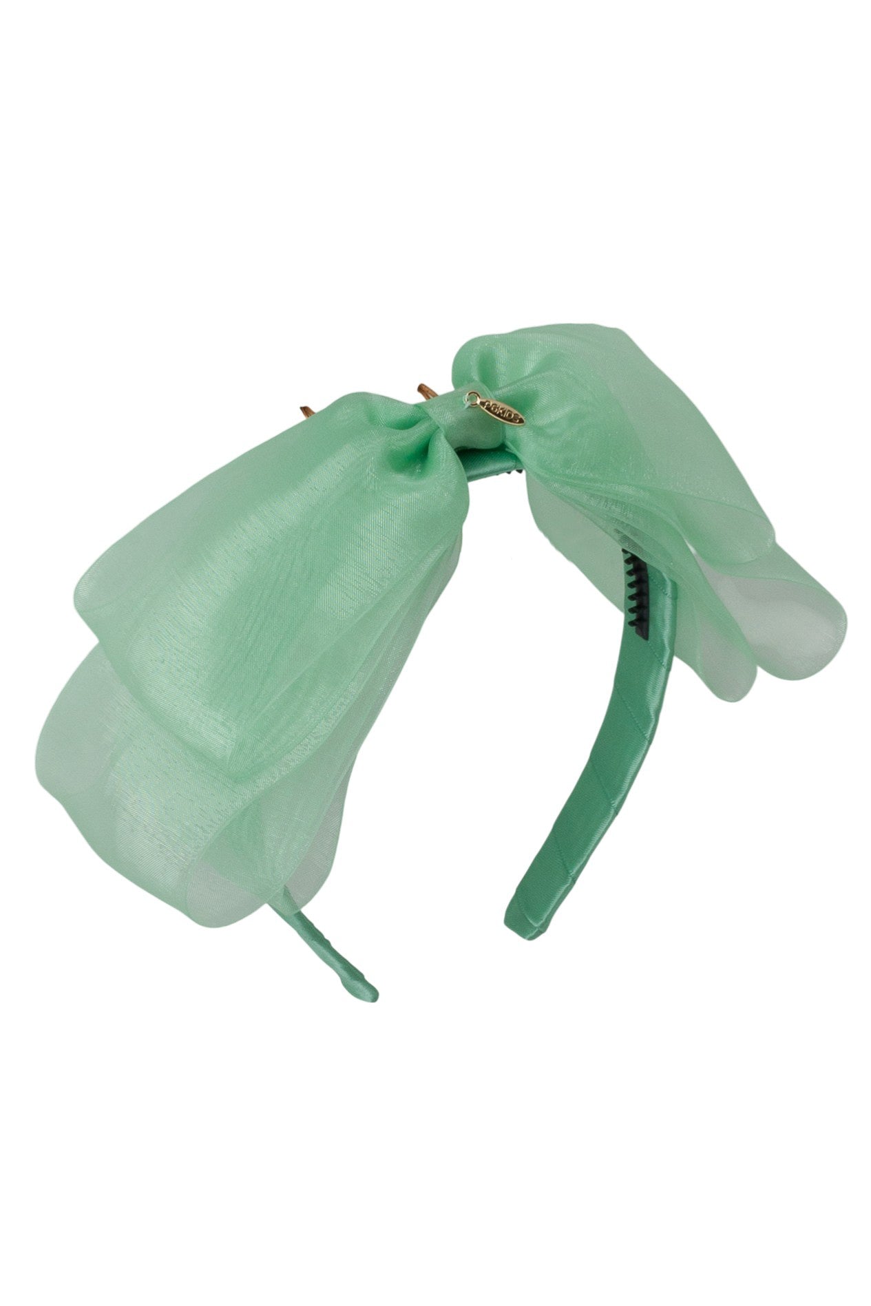 Heather Organza Headband - Celadon Green