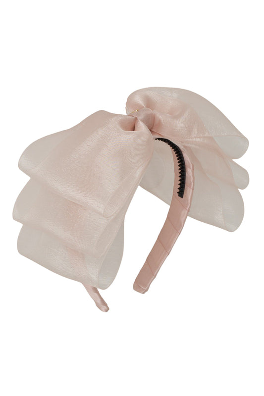 Heather Organza Headband - Vanilla