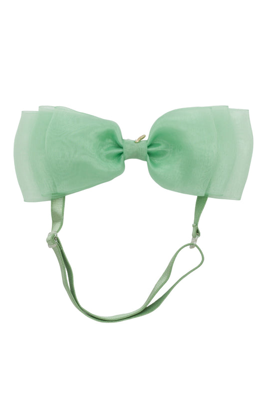Heather Organza Wrap - Celadon Green