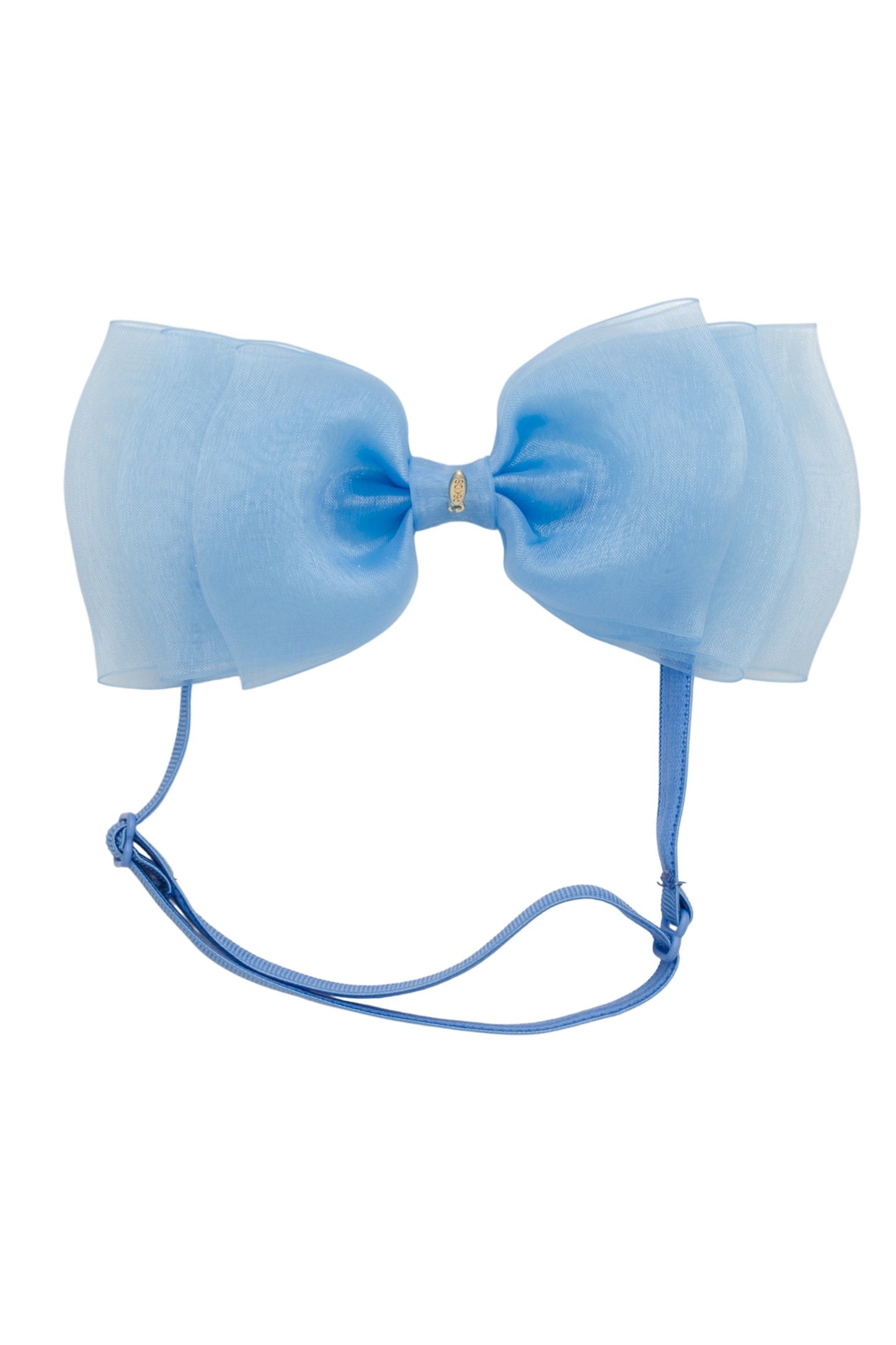 Heather Organza Wrap - Copen Blue