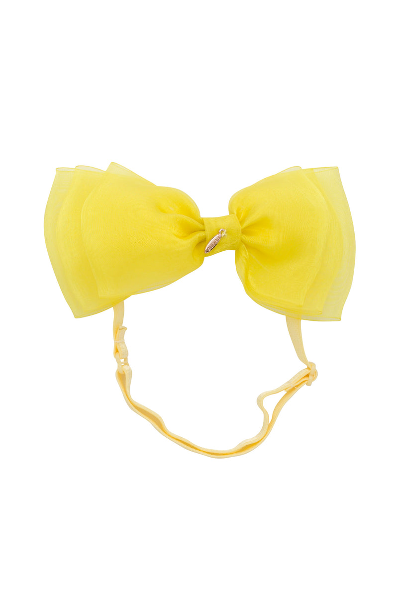 Heather Organza Wrap - Lemon (Handmade in the USA!)