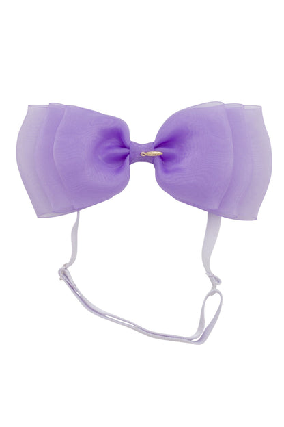 Heather Organza Wrap - Orchid Purple