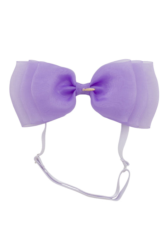Heather Organza Wrap - Orchid Purple