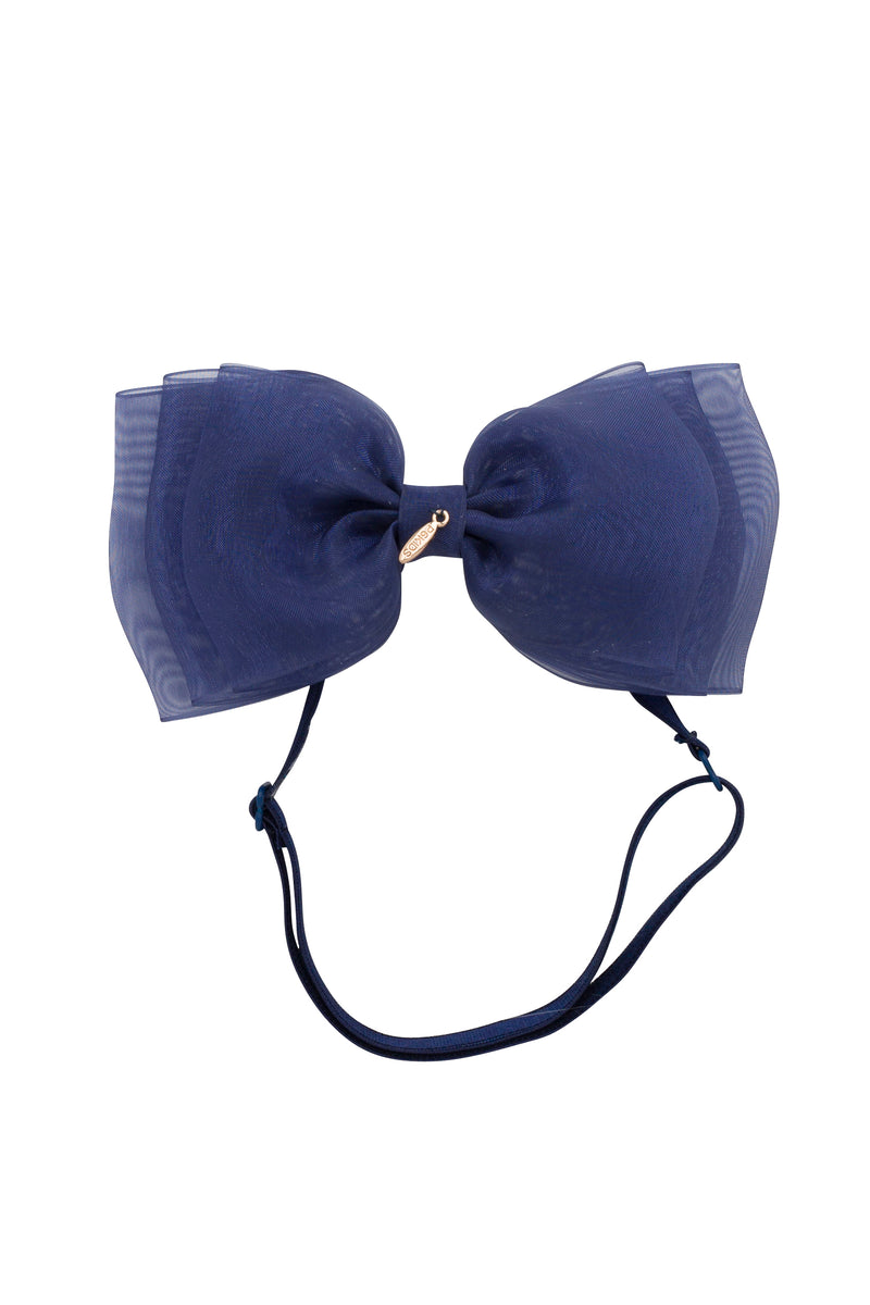 Heather Organza Wrap - Navy (Handmade in the USA!)