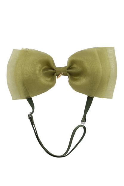 Heather Organza Wrap - Willow Olive Green