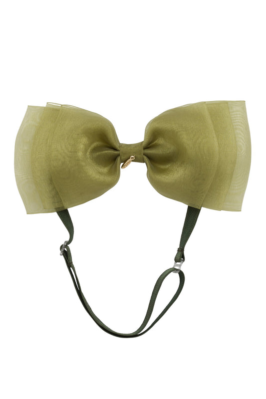 Heather Organza Wrap - Willow Olive Green