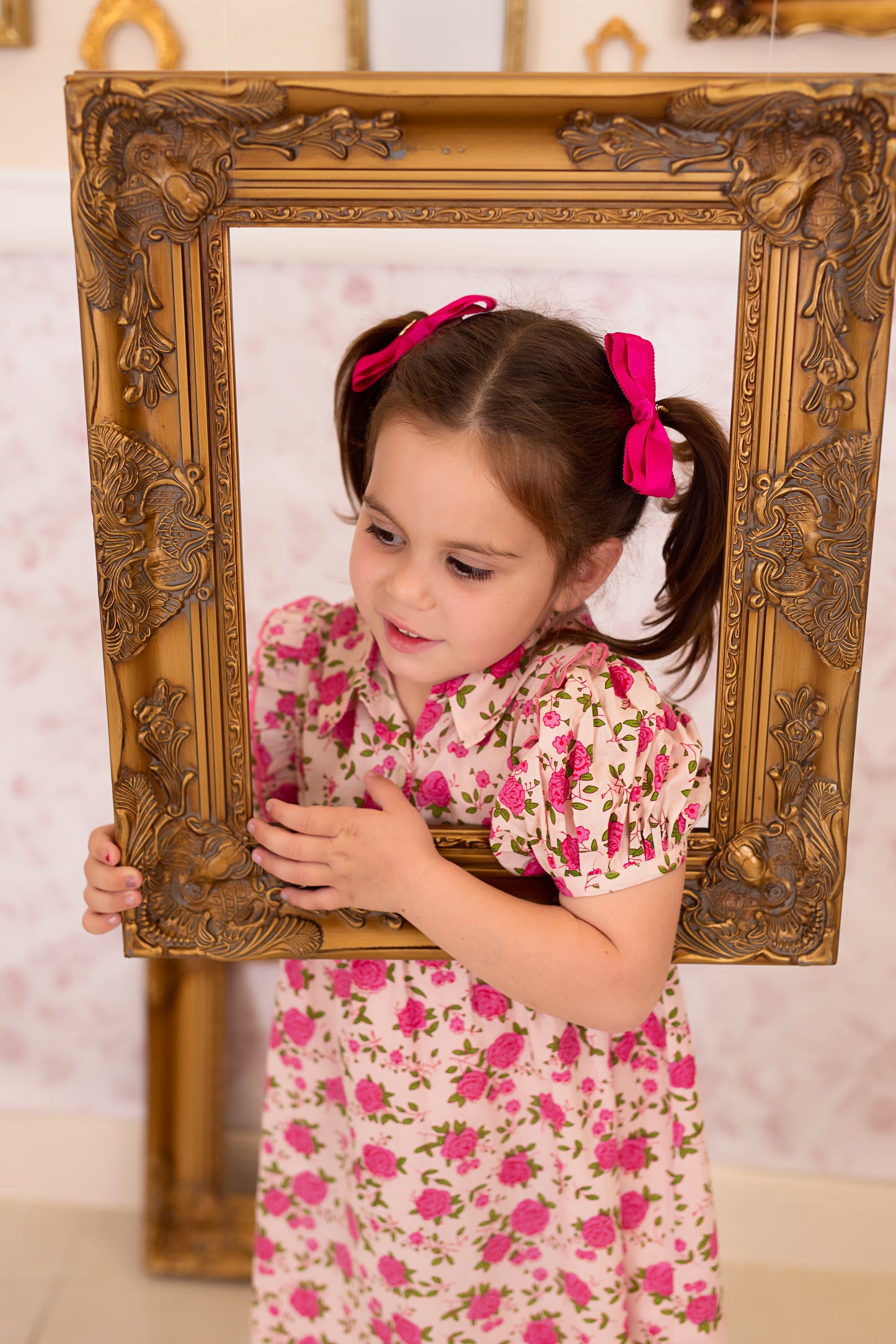 Layla Duo Bow Clip Set of 2 - Spring Moss