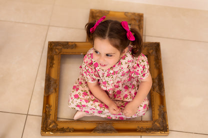 Layla Duo Bow Clip Set of 2 - Spring Moss