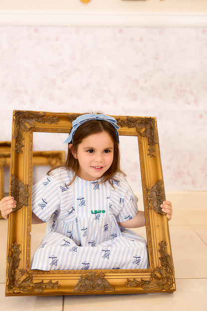 Doubled Matilda Moonstitch Headband - Ivory