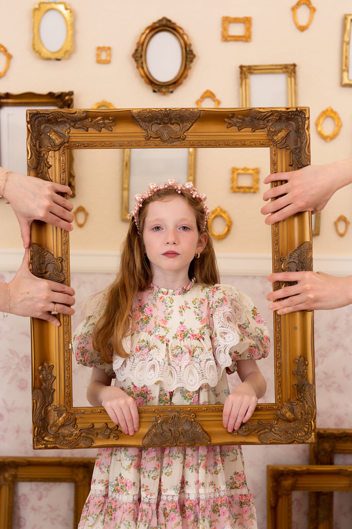 Little Duchess Headband - Ivory Pearl