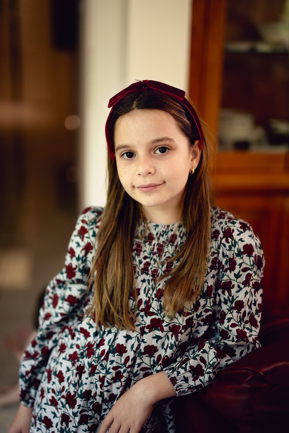 Matilda Velvet Headband - Rose