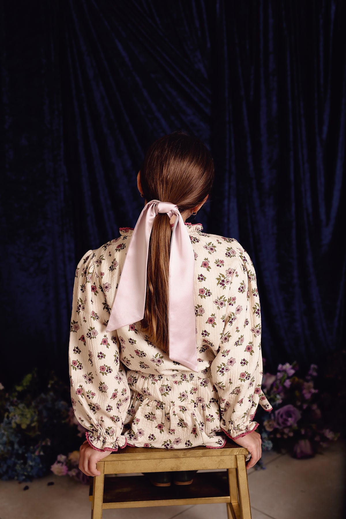 Prima Viscose Hair Sash - Dove White