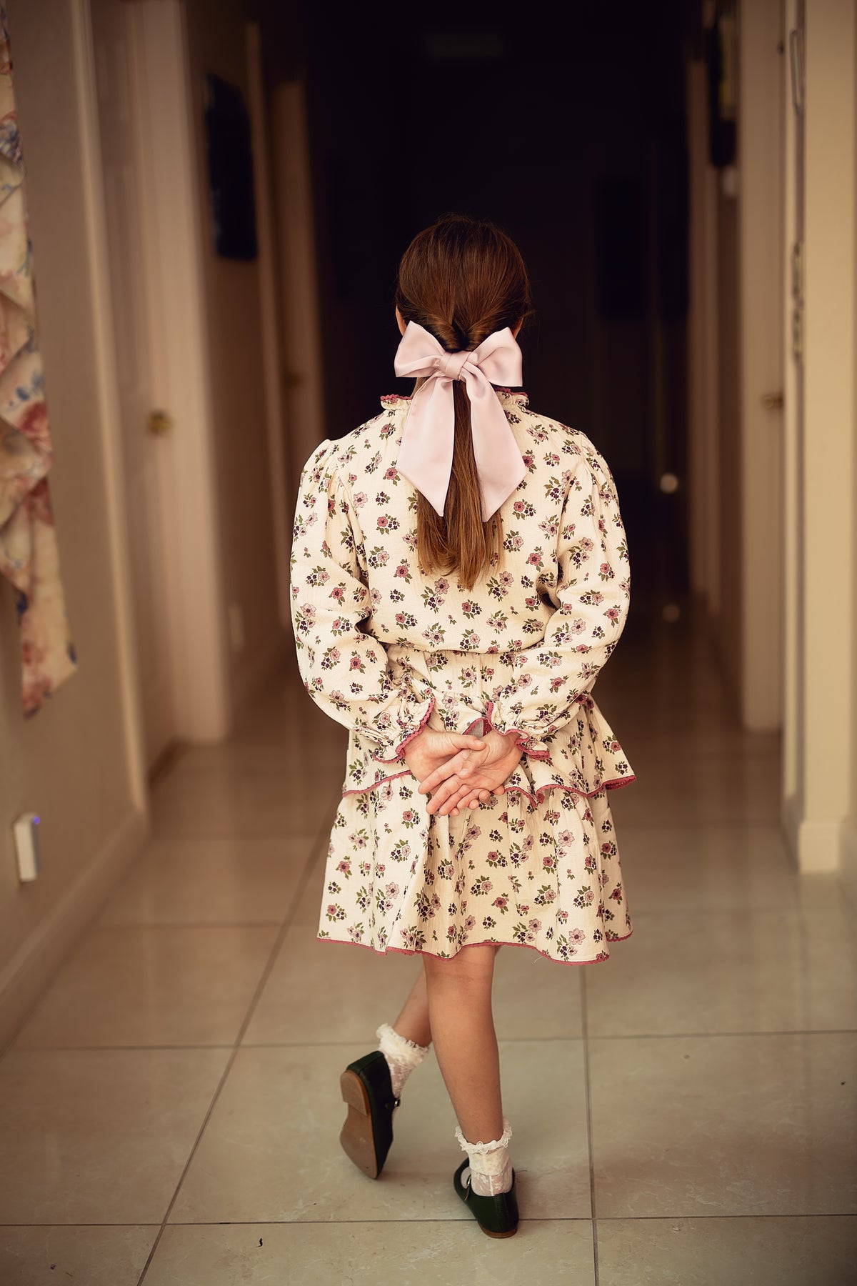 Prima Viscose Bow Clip - Dove White