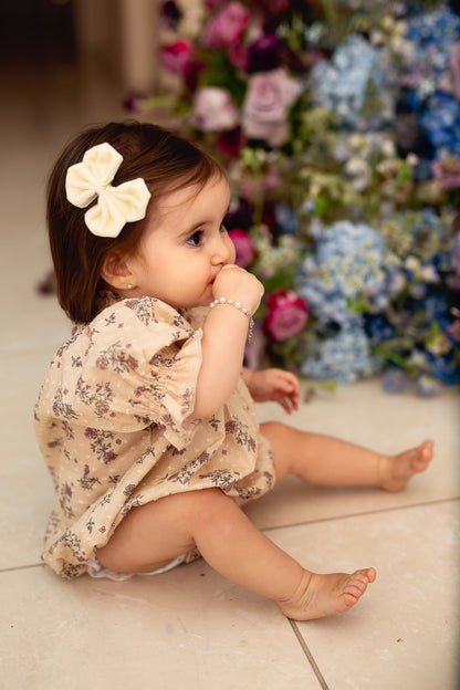 Tendu Butterfly Velvet Clip - Burgundy Wine
