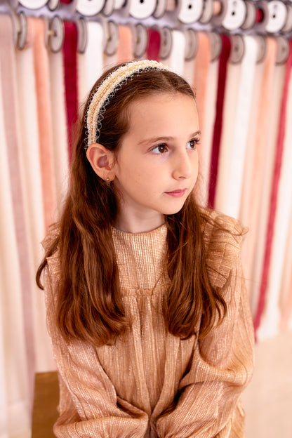 Poppy Headband - Ivory (Handmade in the USA!)