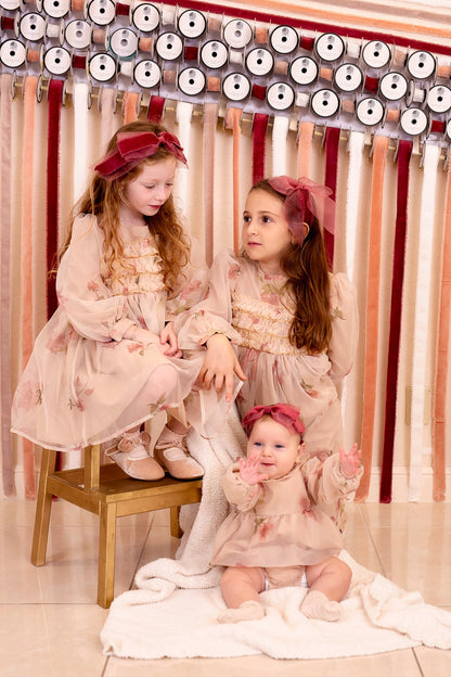 Primrose Bow Wrap - Red (Handmade in the USA!)