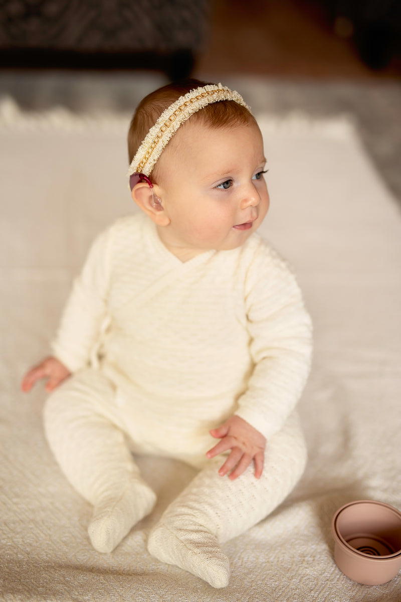 Poppy Wrap - Ivory (Handmade in the USA!)