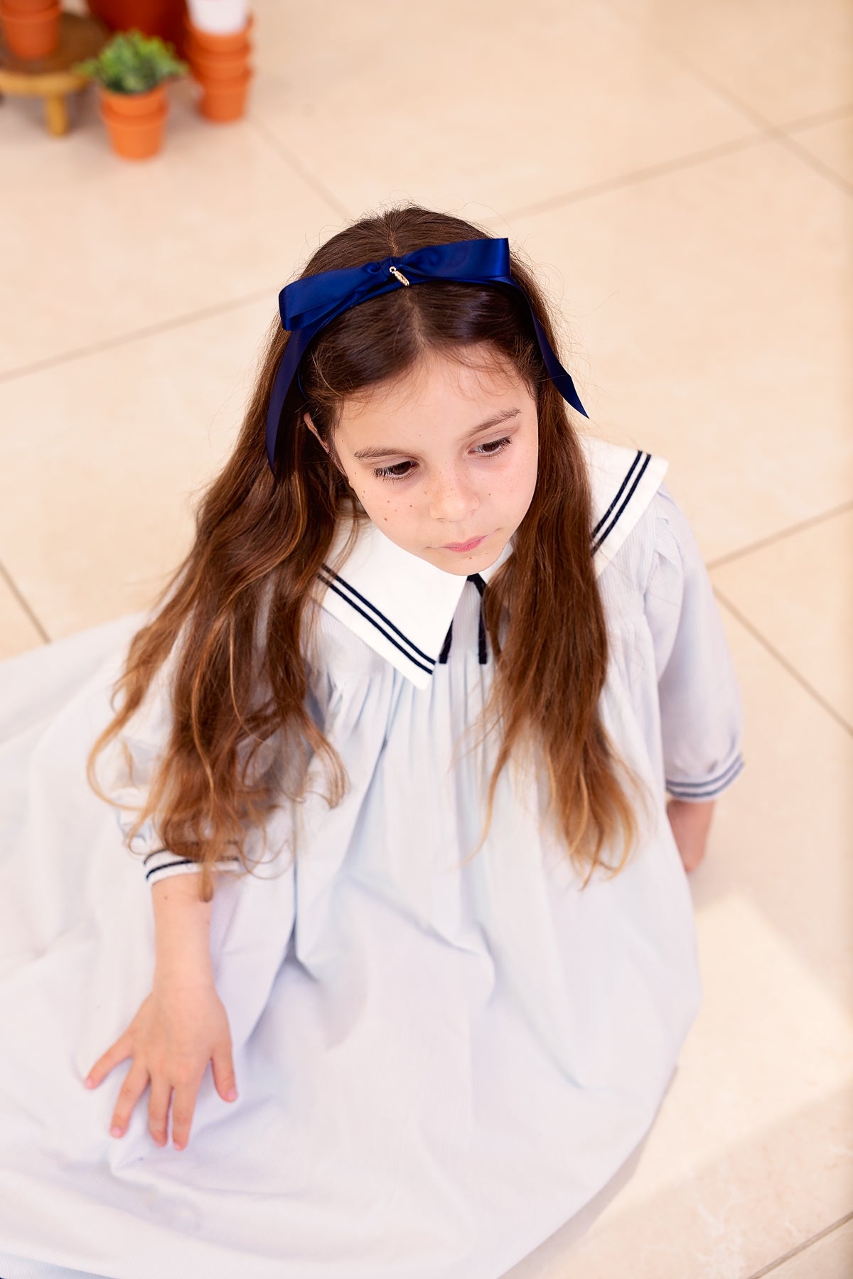 Matilda Satin Headband - Black