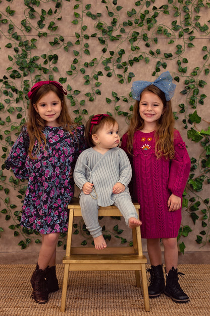 Heather Headband - Smoke Blue