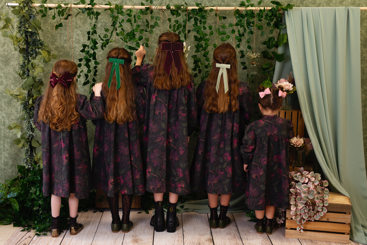 Rebecca Velvet Clip - Rose