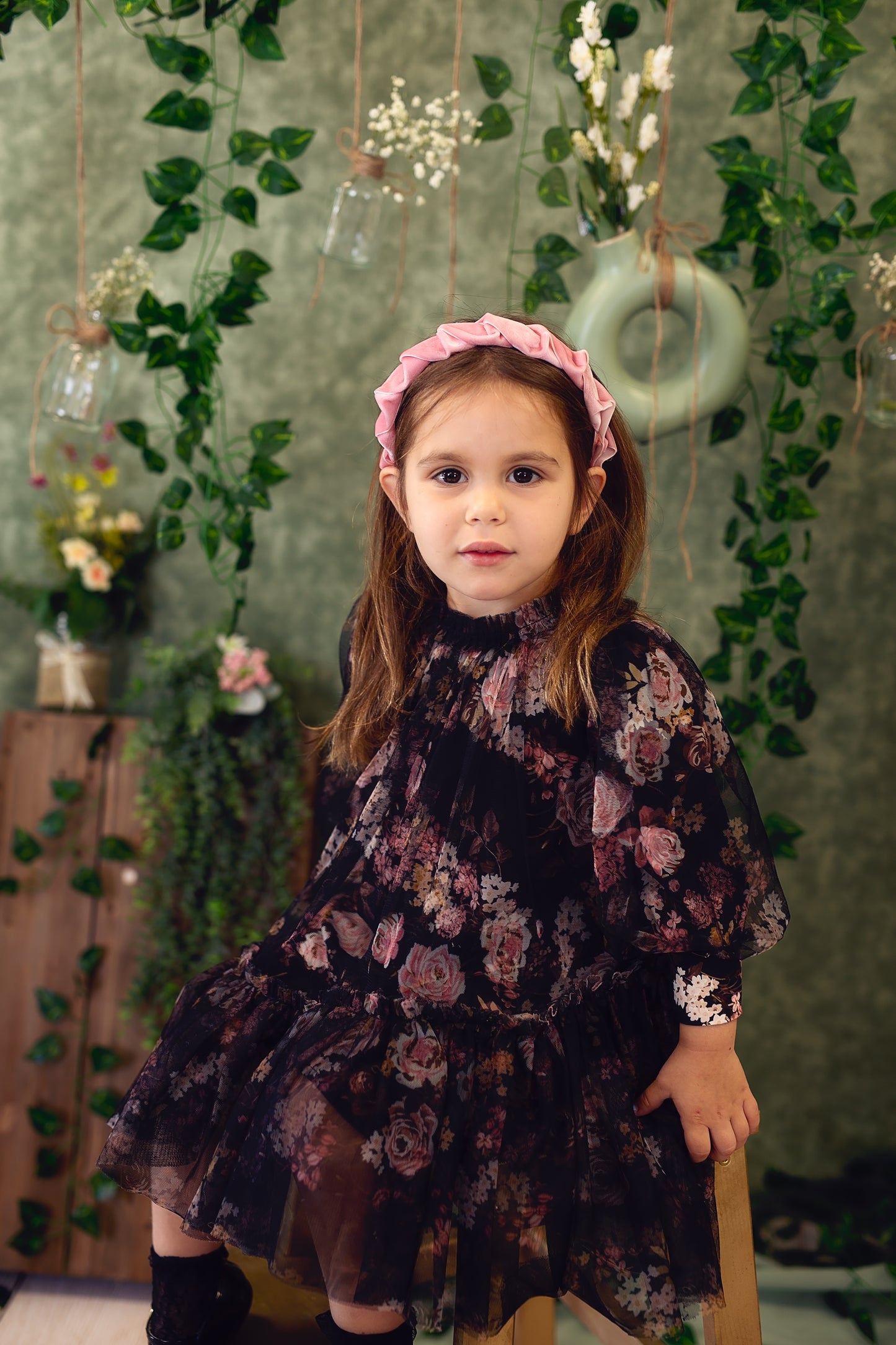 Velvet Ripple Headband - Ivory