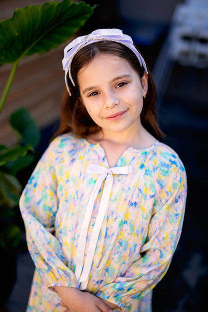 Doubled Matilda Moonstitch Headband - Ivory