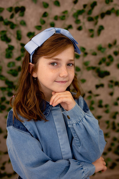 Heather Headband - Smoke Blue